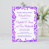 Invitations de dîner de répétition de mariage de (Debout devant)