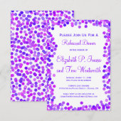 Invitations de dîner de répétition de mariage de (Devant / Derrière)