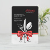 Invitations de dîner de vacances (Debout devant)