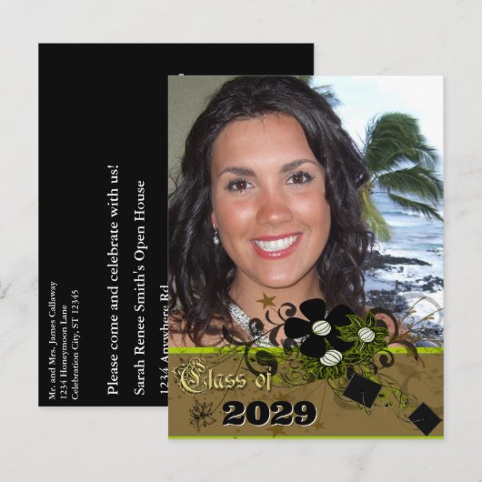 Invitations de diplômes (Devant / Derrière)