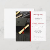 Invitations de diplômes (Devant / Derrière)