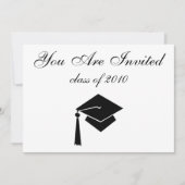 Invitations de diplômes avec date personnalisée (Devant)