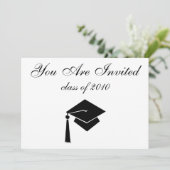 Invitations de diplômes avec date personnalisée (Debout devant)