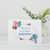 Invitations de diplômes de fille (Debout devant)