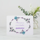 Invitations de diplômes de fille (Debout devant)