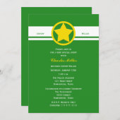 Invitations de diplômés de la police adjointe Fore (Devant / Derrière)