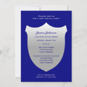 Invitations de diplômés de la police Insigne d'arg (Devant)