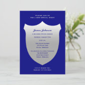 Invitations de diplômés de la police Insigne d'arg (Debout devant)