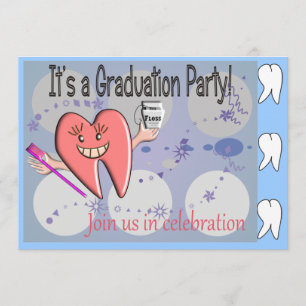 Invitations de diplômes d'hygiéniste dentaire