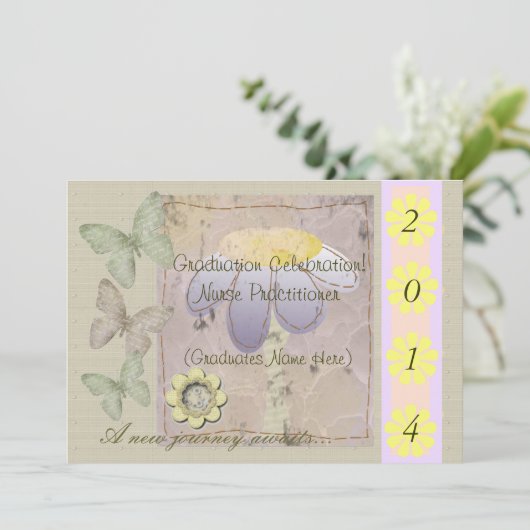 Invitations de diplômes d'infirmière praticienne 2 (Debout devant)