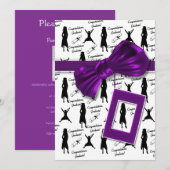 Invitations de diplômes - Fêtes de fin d'études su (Devant / Derrière)