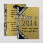 Invitations de diplômes Gold & Silver 2014 (Devant / Derrière)