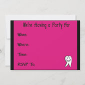 Invitations de diplômés hygiénistes dentaires (Dos)