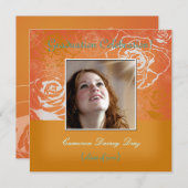 Invitations de diplômes personnalisées (Devant / Derrière)