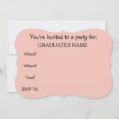 Invitations de diplômés professionnels dentaires # (Dos)