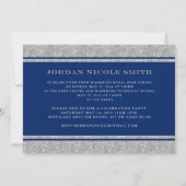 Invitations de diplômes sur mesure pour Debbie (Dos)