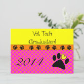 Invitations de diplômes Vet Tech (Debout devant)