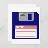 Invitations de disquettes (Devant / Derrière)