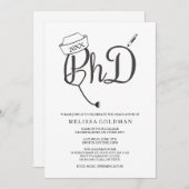 Invitations de doctorat en soins infirmiers (Devant / Derrière)