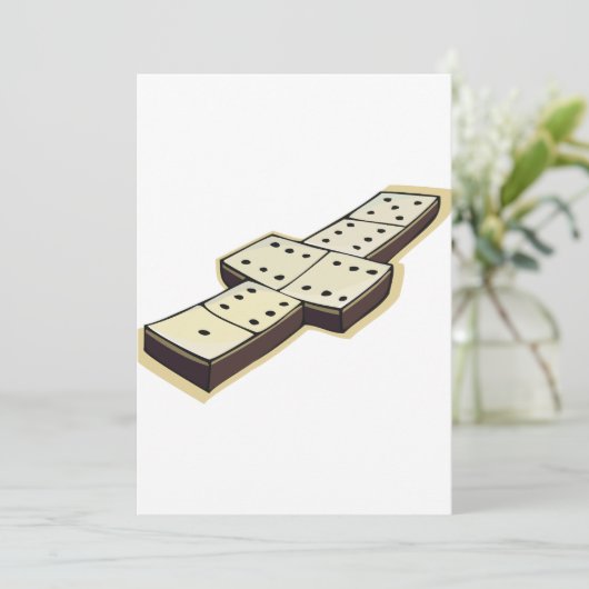 Invitations de domino (Debout devant)