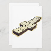 Invitations de domino (Devant / Derrière)