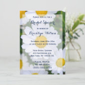 Invitations de douche à marée florale personnalisé (Debout devant)