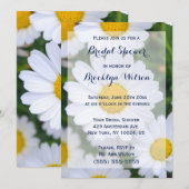 Invitations de douche à marée florale personnalisé (Devant / Derrière)