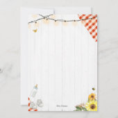 Invitations de douche BabyQ Neutre genre (Dos)