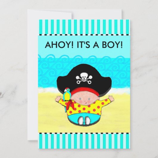 INVITATIONS DE DOUCHE BÉBÉ (Devant)