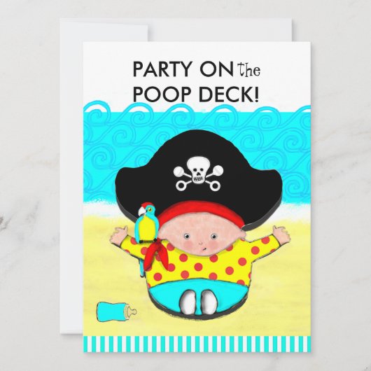 INVITATIONS DE DOUCHE BÉBÉ (Devant)