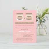 Invitations de douche bébé à sucre et épices moder (Debout devant)