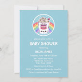 Invitations De Douche Bébé Cute Popcorn (Dos)