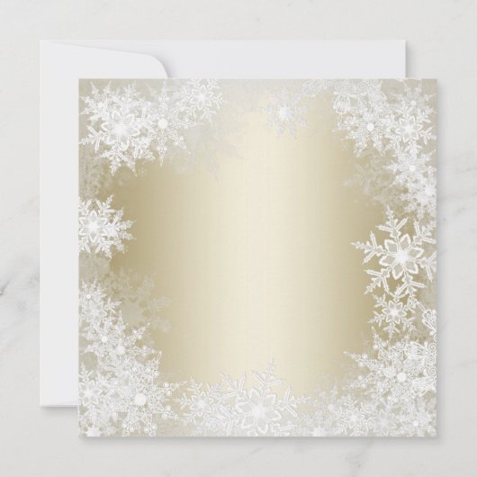 Invitations de douche bébé de Noël (Dos)