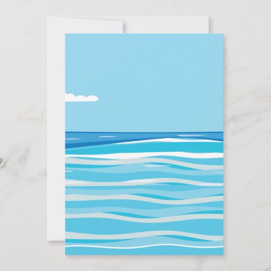 Invitations de douche bébé Noah's Ark (Dos)