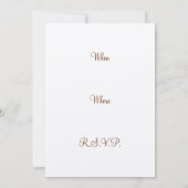 Invitations de douche bébé sirène enceinte par Ren (Dos)