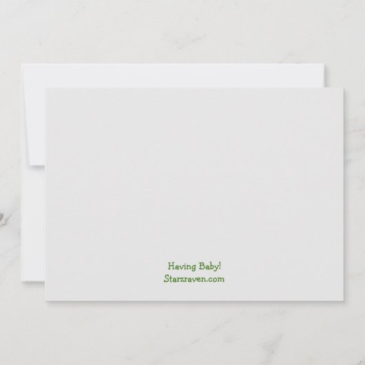 Invitations De Douche Bébée Couleur Lion Cute (Dos)