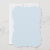 Invitations de douche de bébé d'avion (Dos)