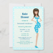 Invitations de douche de bébé de bosse (Devant)