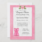 Invitations de douche de lingerie (Devant)