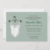 Invitations de douche de lingerie (Devant)