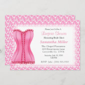 Invitations de douche de lingerie (Devant / Derrière)