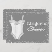 Invitations de douche de lingerie (Devant / Derrière)