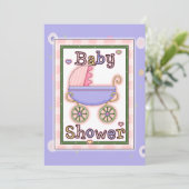 Invitations de douche de voiture d'enfant de la (Debout devant)