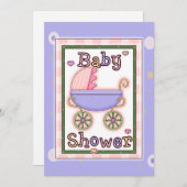 Invitations de douche de voiture d'enfant de la (Devant / Derrière)