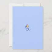 Invitations de douche en caoutchouc Duckie (Dos)