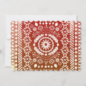 Invitations de douche Fiesta Couples Mexicaine (Dos)