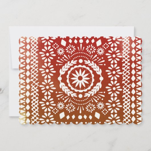 Invitations de douche Fiesta Couples Mexicaine (Dos)