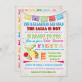 Invitations de douche Fiesta Mexicaine (Devant / Derrière)