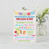 Invitations de douche Fiesta Mexicaine (Debout devant)