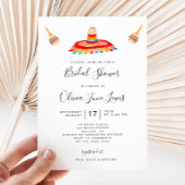 Invitations De Douche Mariale Fiesta Avec Sombrero